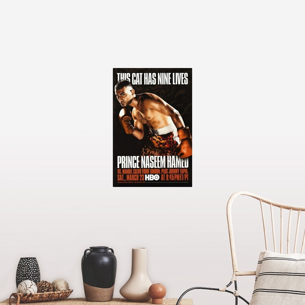 "Prince Naseem Hamed vs Manuel Calvo (2002)" Poster Print
