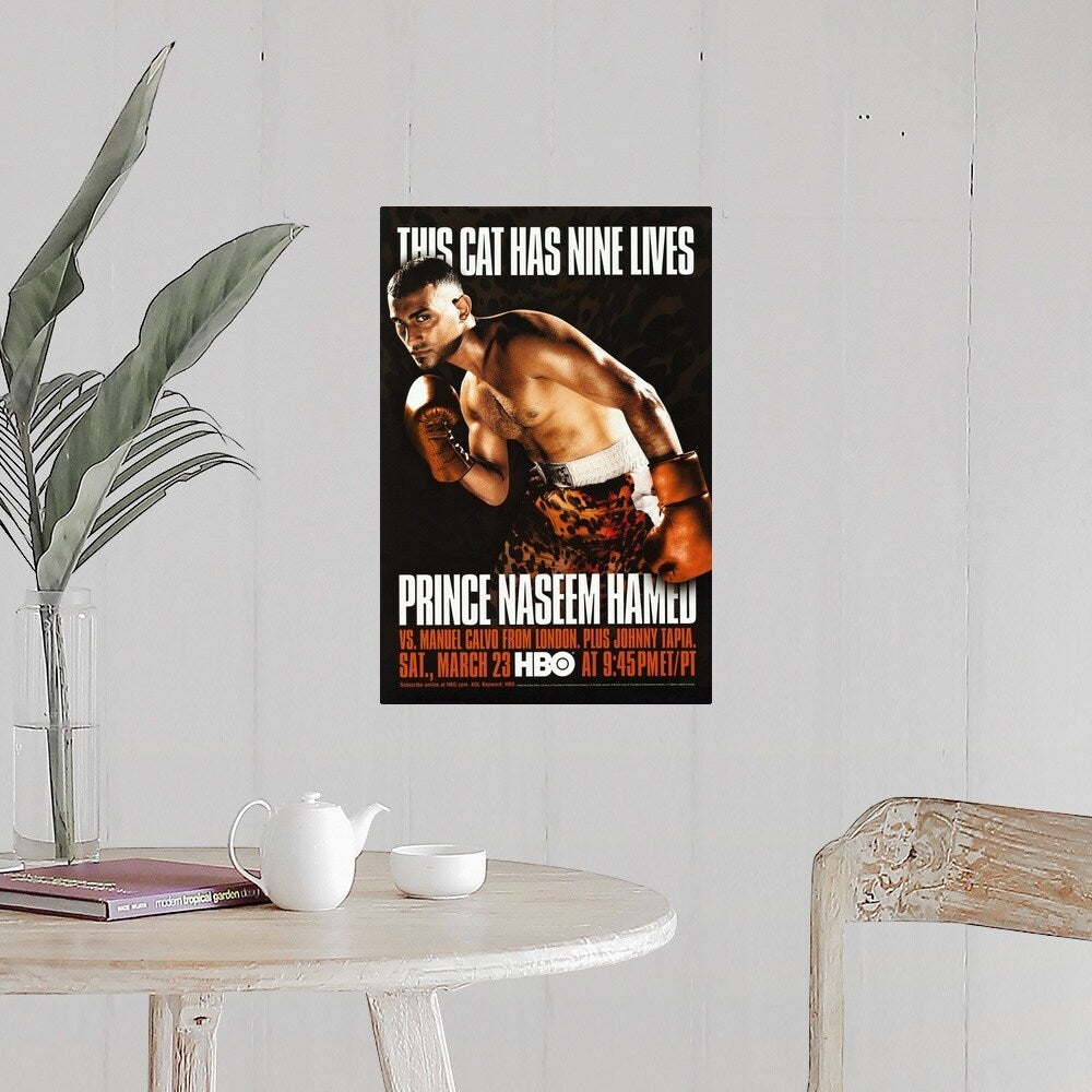 "Prince Naseem Hamed vs Manuel Calvo (2002)" Poster Print