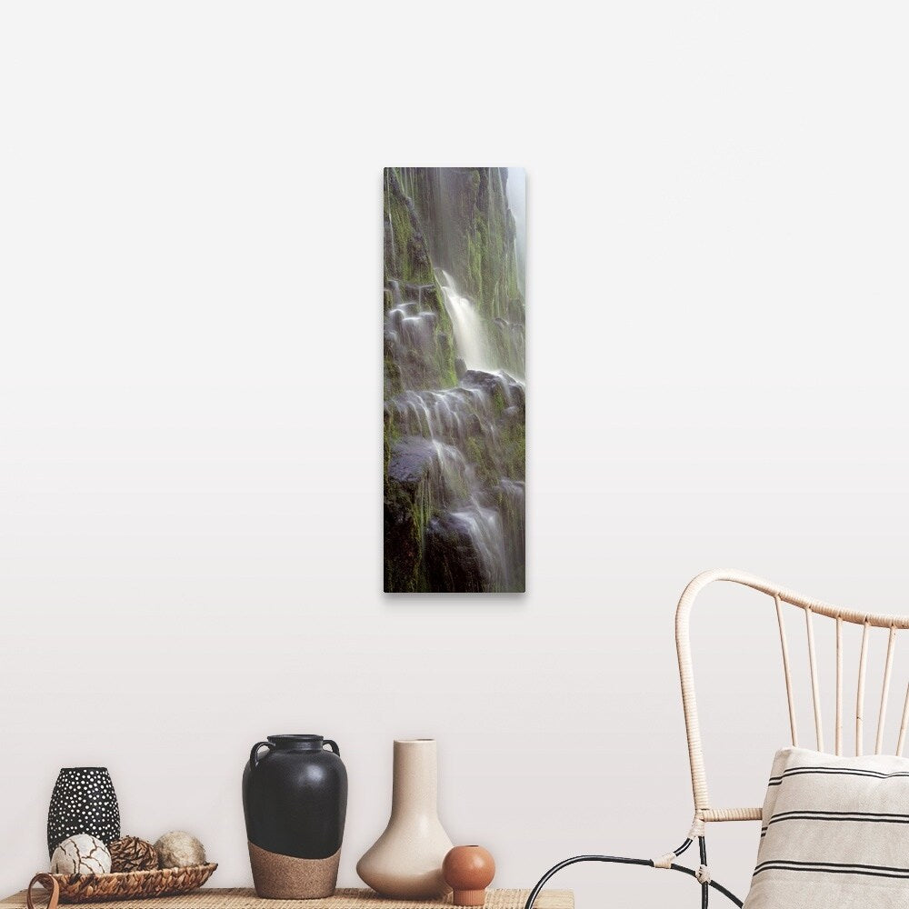 "Proxy Falls, Three Sisters Wilderness Area, Willamette National Forest, Oregon" Canvas Wall Art