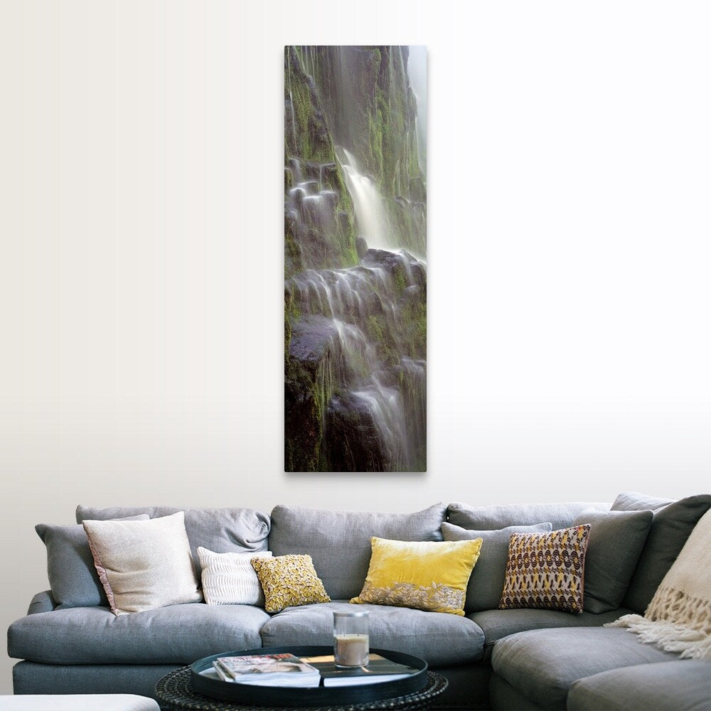 "Proxy Falls, Three Sisters Wilderness Area, Willamette National Forest, Oregon" Canvas Wall Art