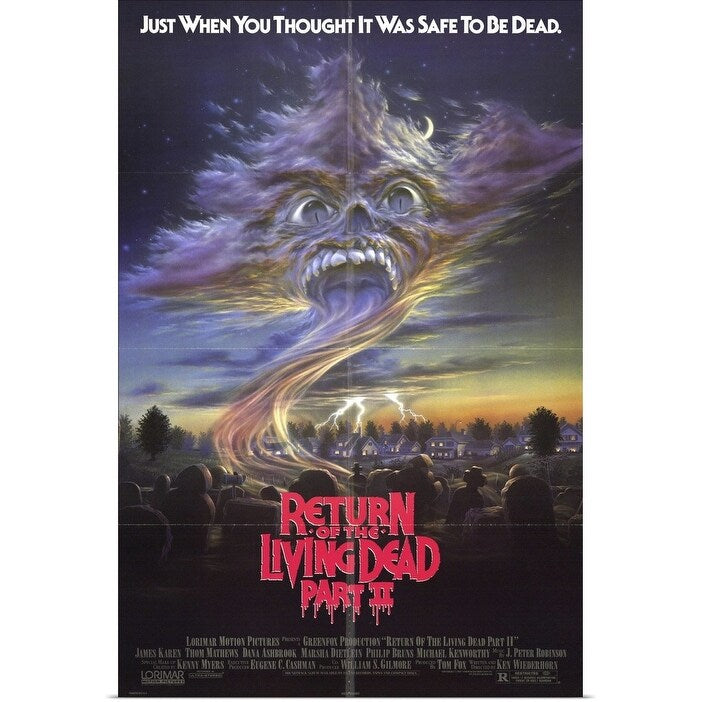 "Return of the Living Dead 2 (1988)" Poster Print - Multi