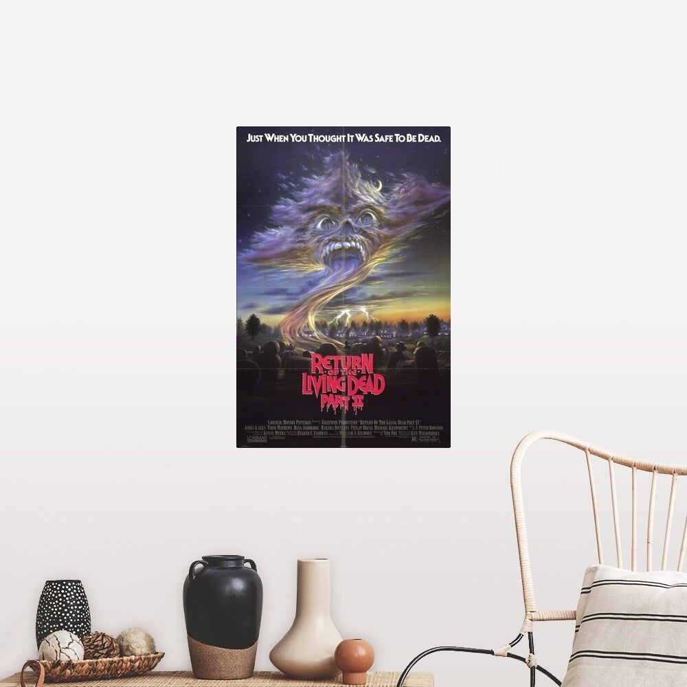 "Return of the Living Dead 2 (1988)" Poster Print - Multi