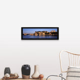 "Rhone River Avignon Provence France " Black Framed Print