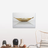 "Rice in a woven basket" Canvas Wall Art