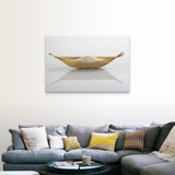 "Rice in a woven basket" Canvas Wall Art