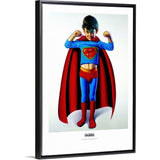 "Ron English ()" Black Float Frame Canvas Art