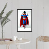 "Ron English ()" Black Float Frame Canvas Art
