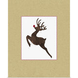 "Rudolph On Kraft" Poster Print - Multi