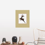"Rudolph On Kraft" Poster Print - Multi