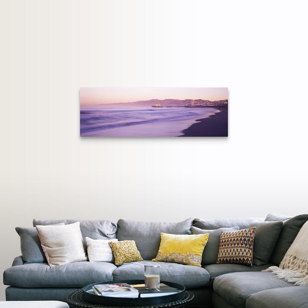 "Santa Monica Pier CA" Canvas Wall Art