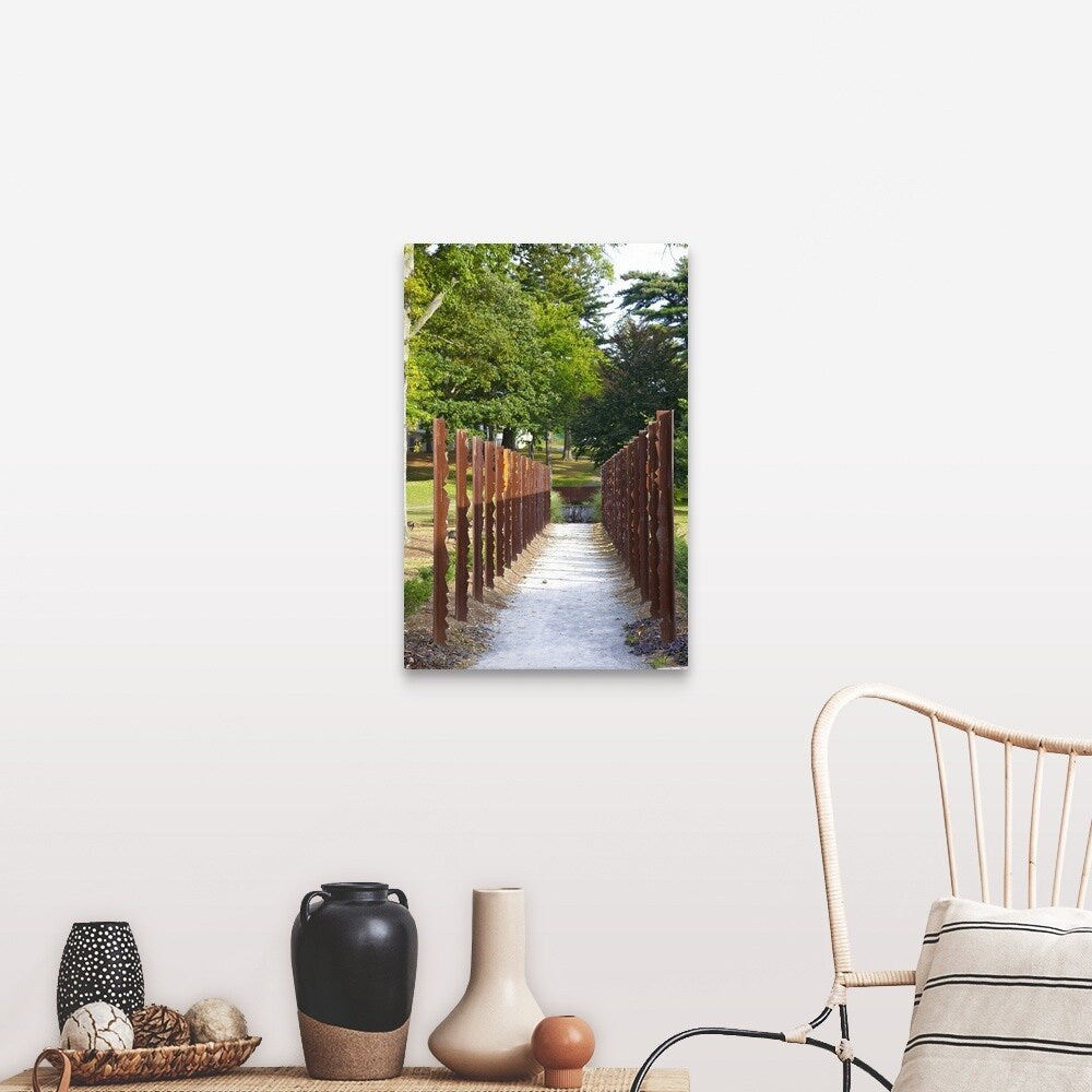 "September 11 Memorial, Heckscher Park, Huntington, Long Island, New York" Canvas Wall Art
