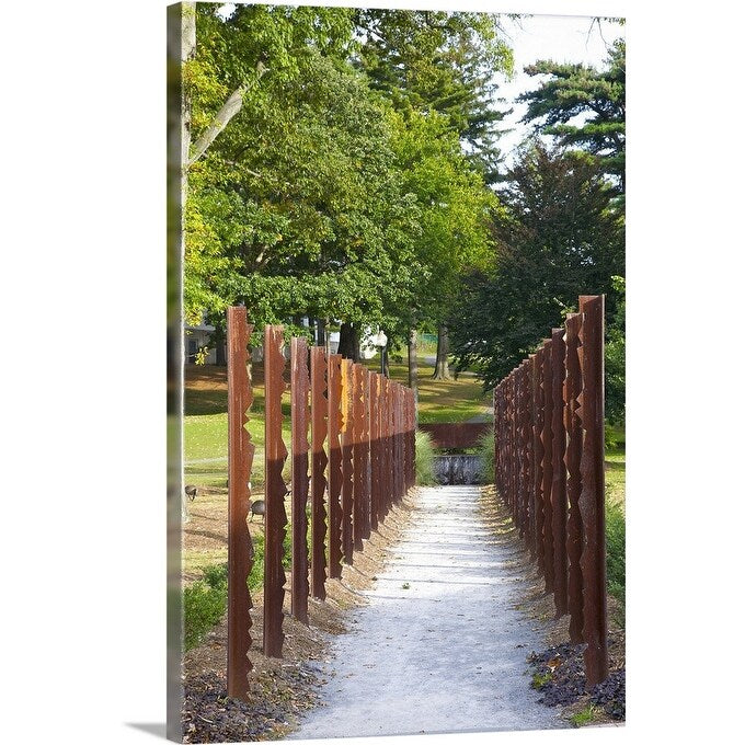 "September 11 Memorial, Heckscher Park, Huntington, Long Island, New York" Canvas Wall Art