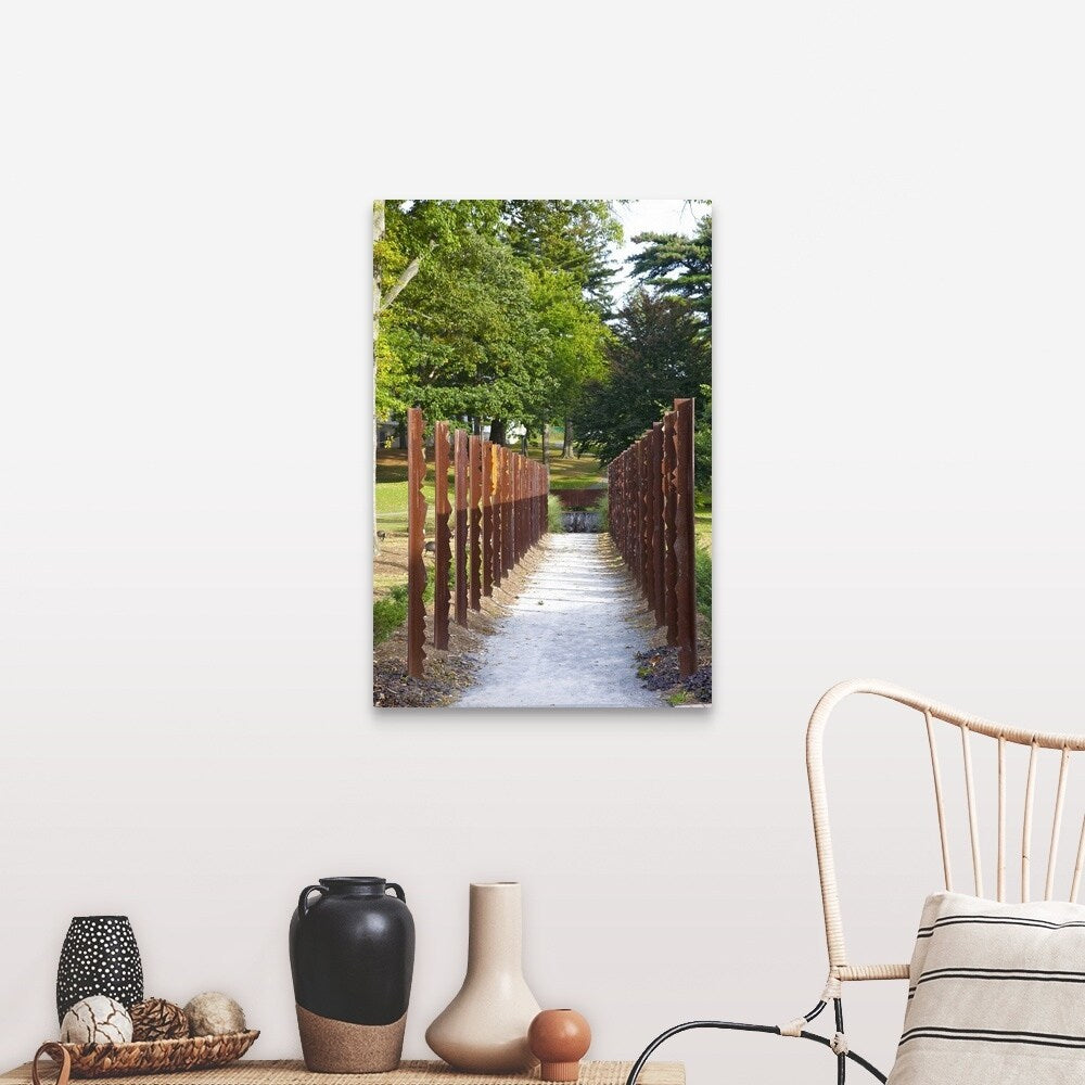 "September 11 Memorial, Heckscher Park, Huntington, Long Island, New York" Canvas Wall Art