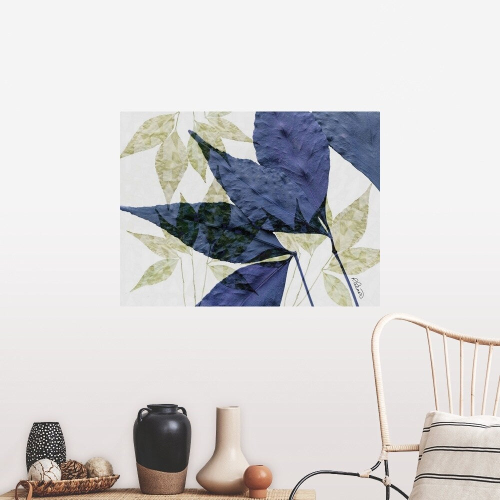 "Silvery Blue" Poster Print