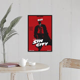 "Sin City (2005)" Black Float Frame Canvas Art