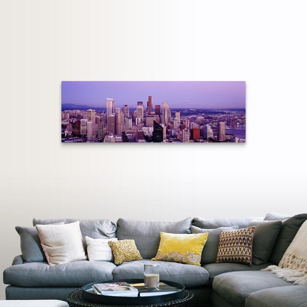"Skyline Seattle WA" Canvas Wall Art