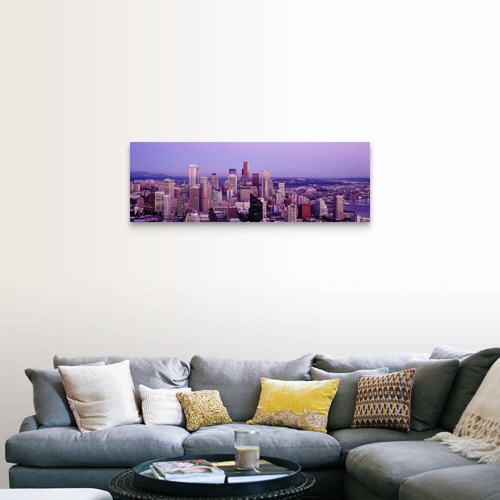 "Skyline Seattle WA" Canvas Wall Art