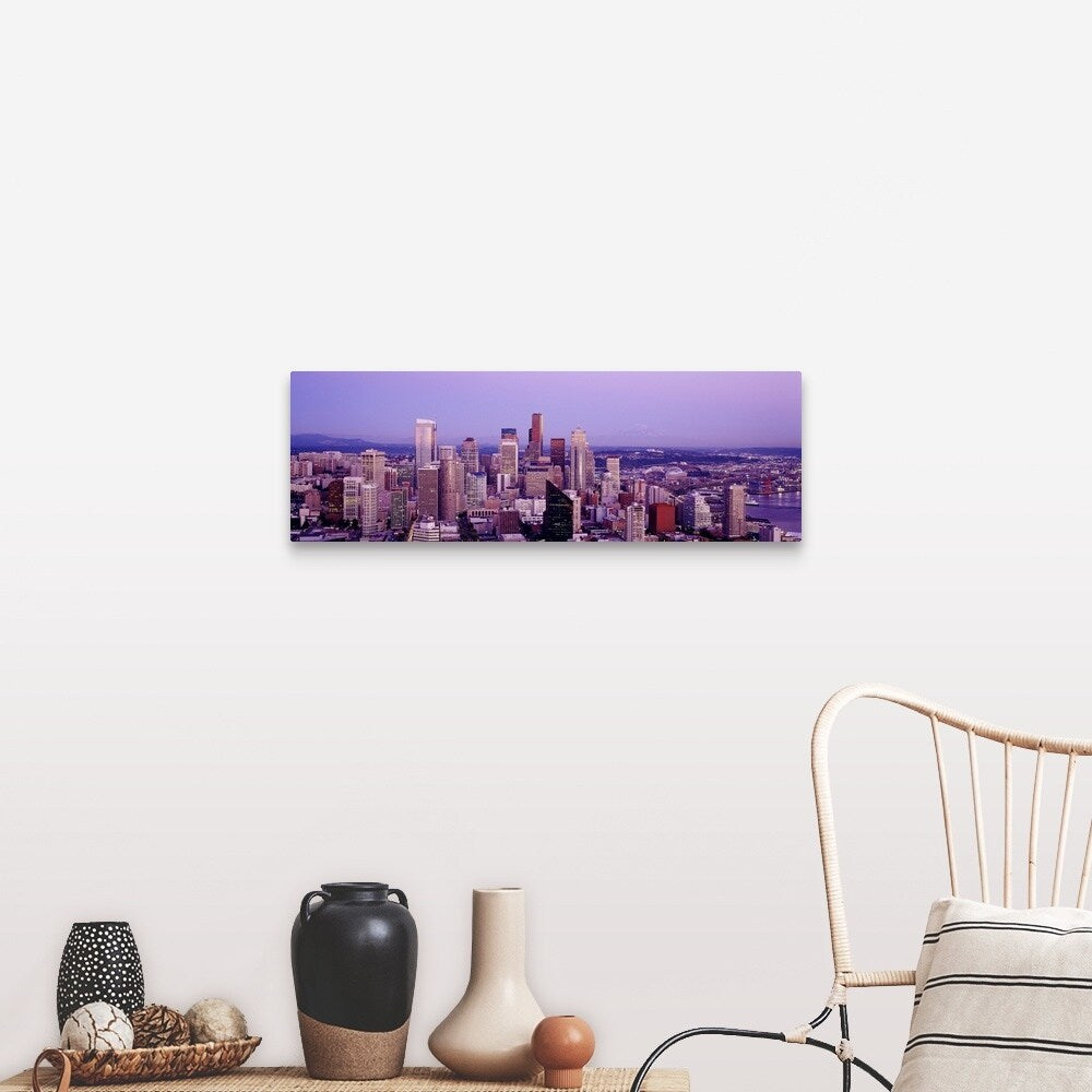 "Skyline Seattle WA" Canvas Wall Art