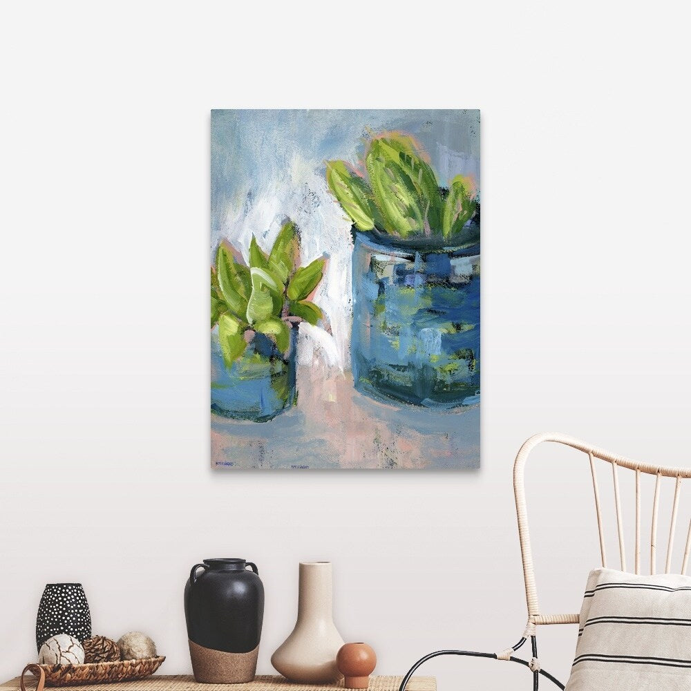"Southwestern Garden" Canvas Wall Art