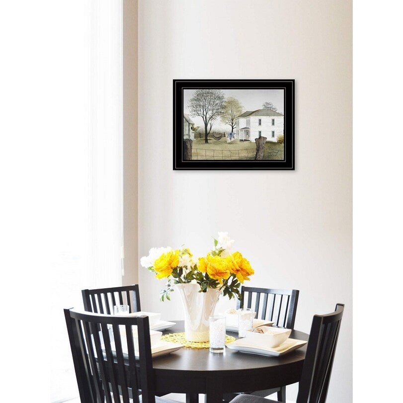 TrendyDecor4U Farmhouse "Spring Cleaning" Framed Print Wall Art by Billy Jacobs