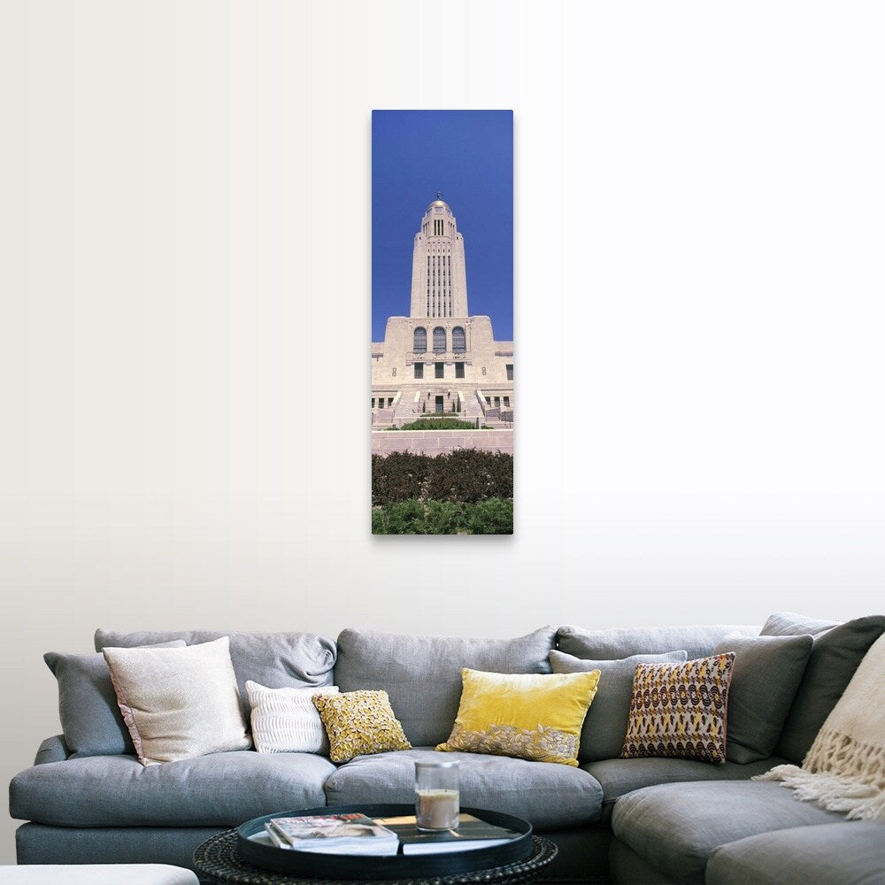 "State Capitol Building, Lincoln, Nebraska II" Canvas Wall Art