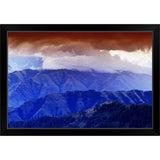 "Storm Clouds Over Hells Canyon" Black Framed Print