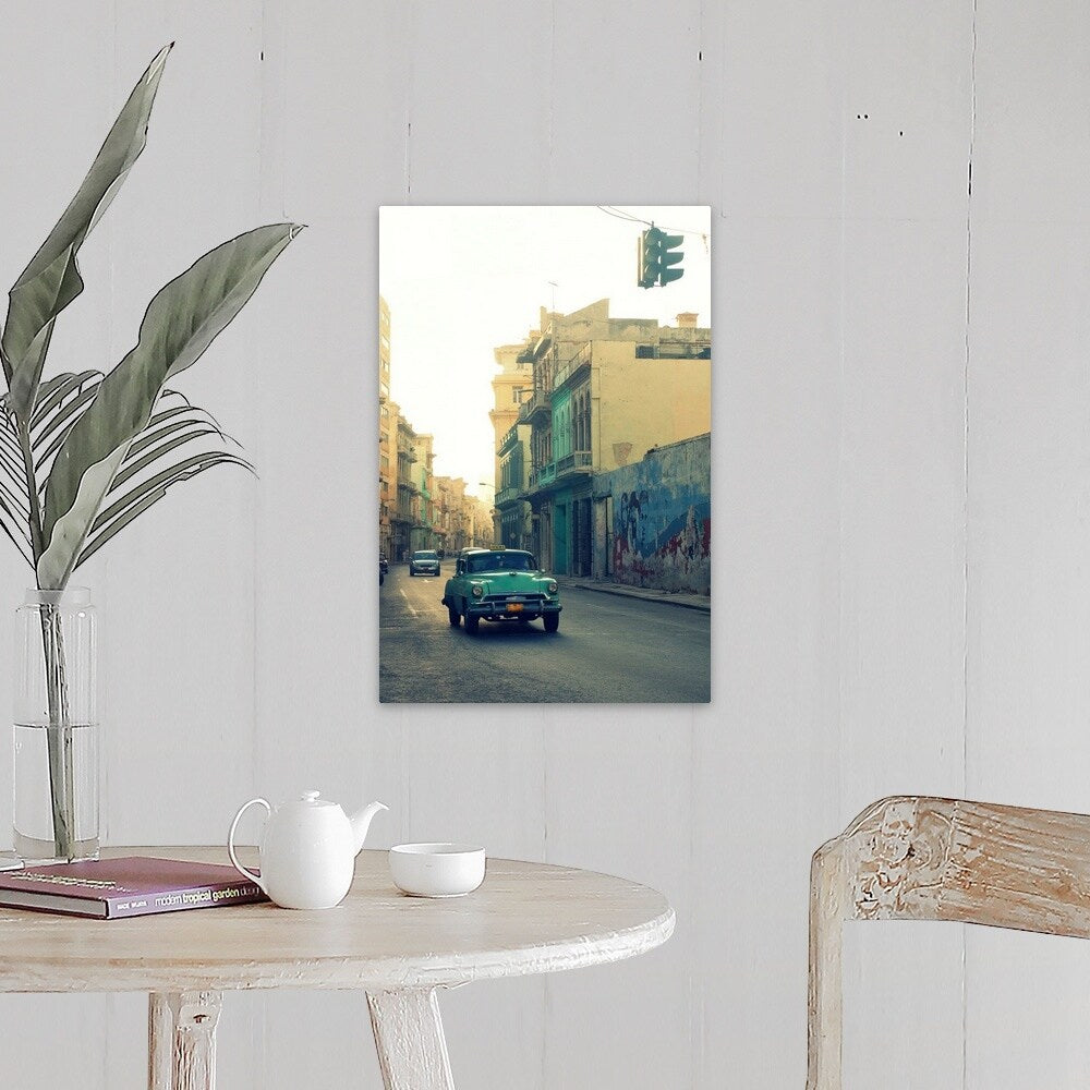 "Street view in Havana, Cuba." Canvas Wall Art