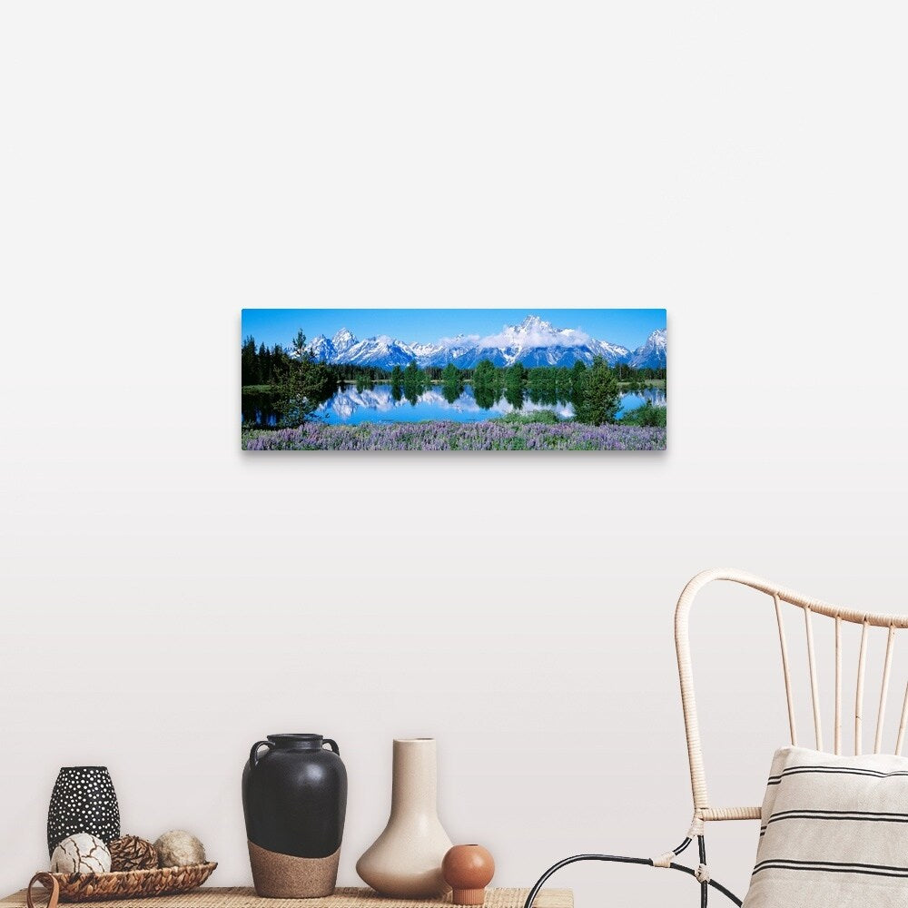 "Teton Range Grand Teton National Park WY" Canvas Wall Art