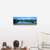 "Teton Range Grand Teton National Park WY" Canvas Wall Art