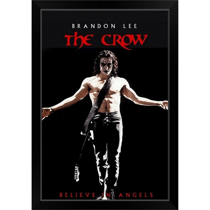 "The Crow (1994)" Black Framed Print