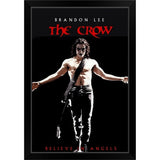 "The Crow (1994)" Black Framed Print