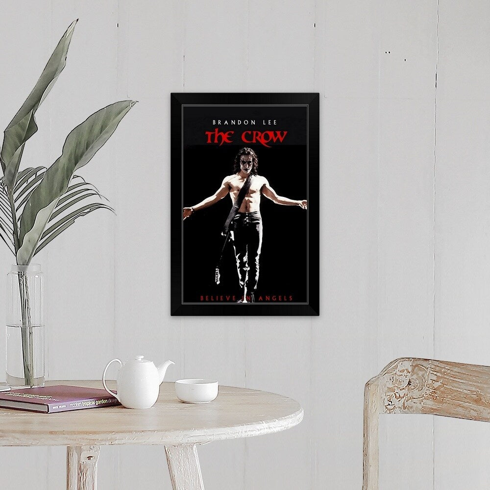 "The Crow (1994)" Black Framed Print