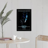 "The Dark Knight (2008) - Movie Poster - Russian" Black Framed Print