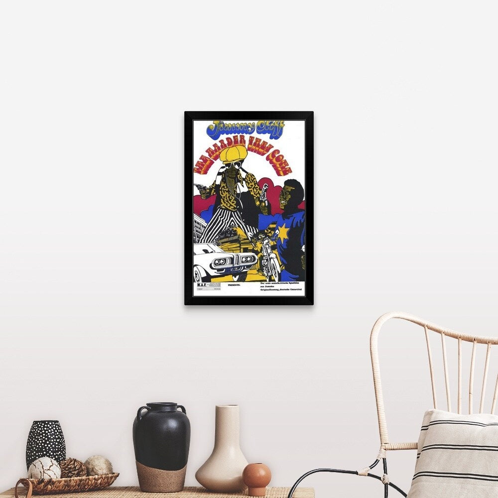"The Harder They Come (1973)" Black Framed Print