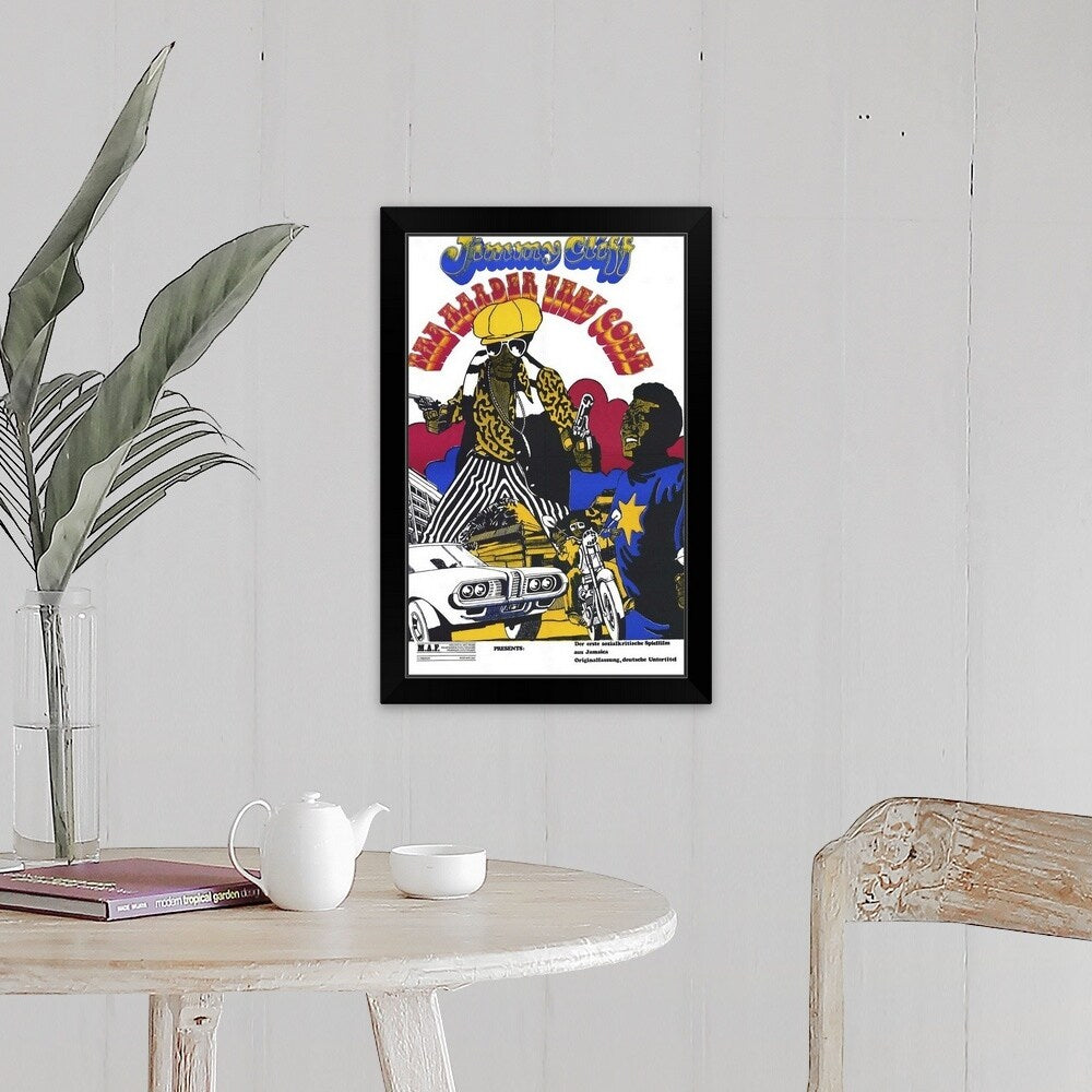 "The Harder They Come (1973)" Black Framed Print