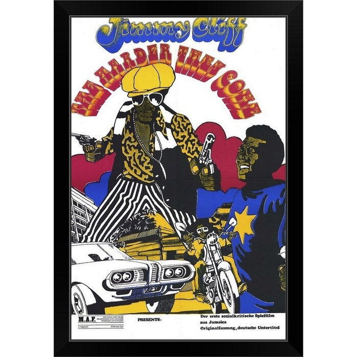 "The Harder They Come (1973)" Black Framed Print