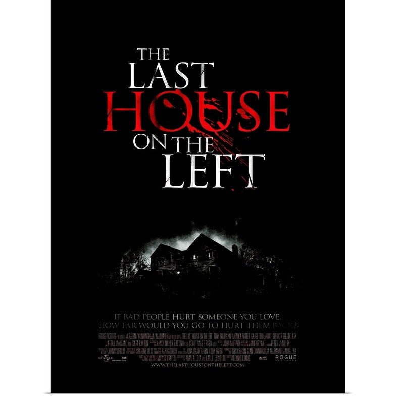 "The Last House on the Left - Movie Poster - Swedish" Poster Print - Multi