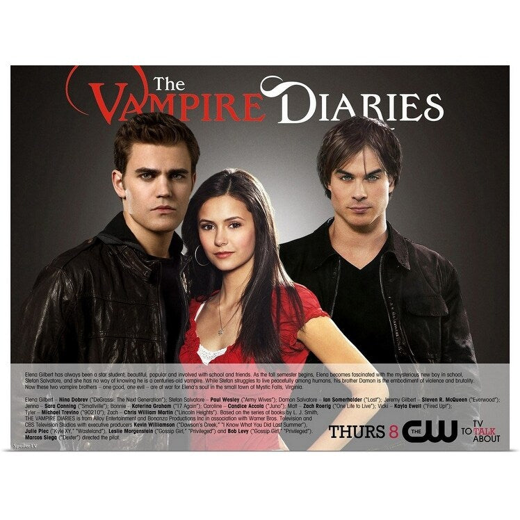 "The Vampire Diaries (TV) (2009)" Poster Print - Multi