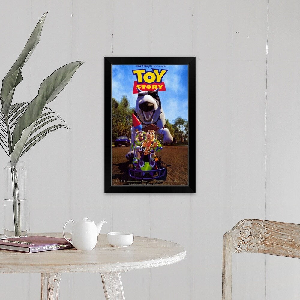 "Toy Story (1995)" Black Framed Print