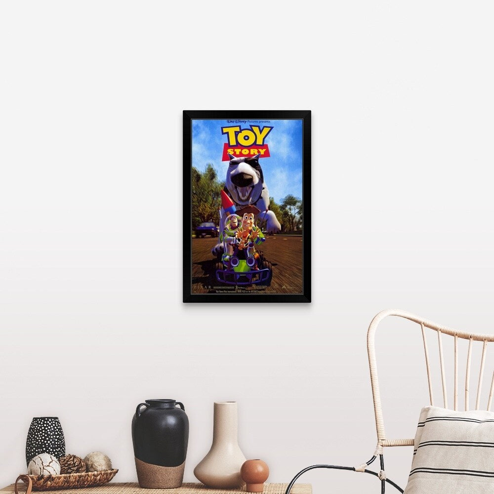 "Toy Story (1995)" Black Framed Print