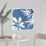 "Tropical Indigo Impressions III" Poster Print