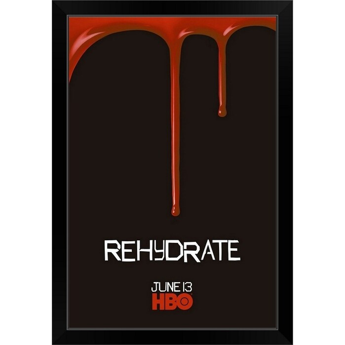 "True Blood - TV Poster" Black Framed Print