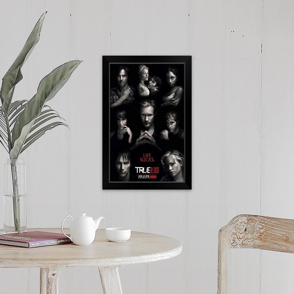 "True Blood (TV) (2007)" Black Framed Print