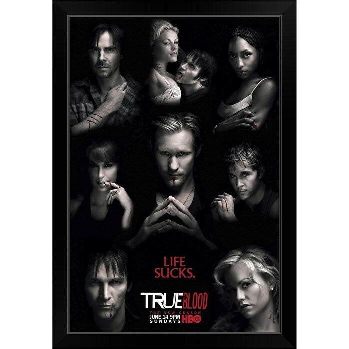 "True Blood (TV) (2007)" Black Framed Print