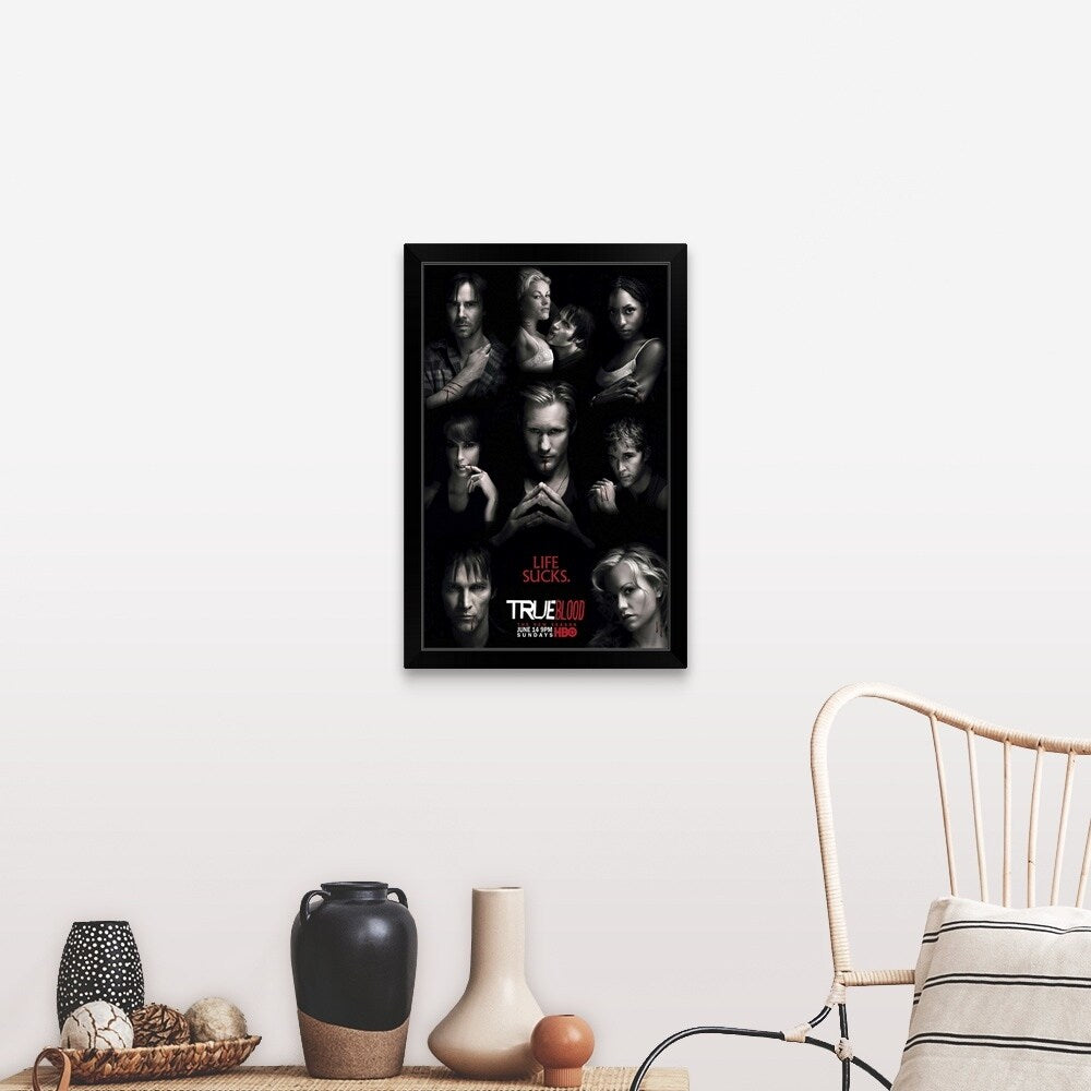 "True Blood (TV) (2007)" Black Framed Print