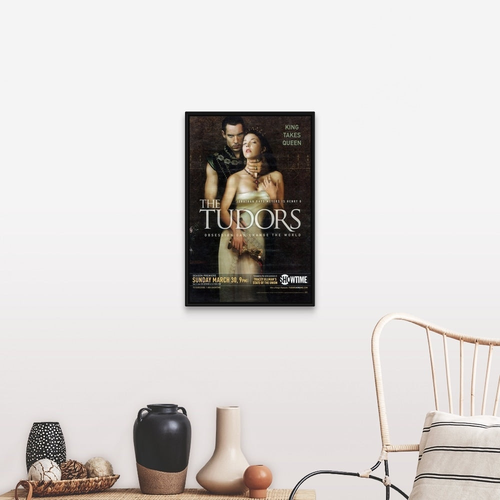 "Tudors, The (TV) (2007)" Black Float Frame Canvas Art