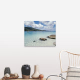 "US Virgin Islands, St. Thomas, Magens Bay, Boats in the sea" Canvas Wall Art