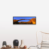 "Utah, Arches National Park" Black Float Frame Canvas Art