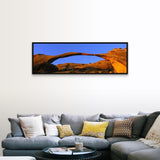 "Utah, Arches National Park" Black Float Frame Canvas Art