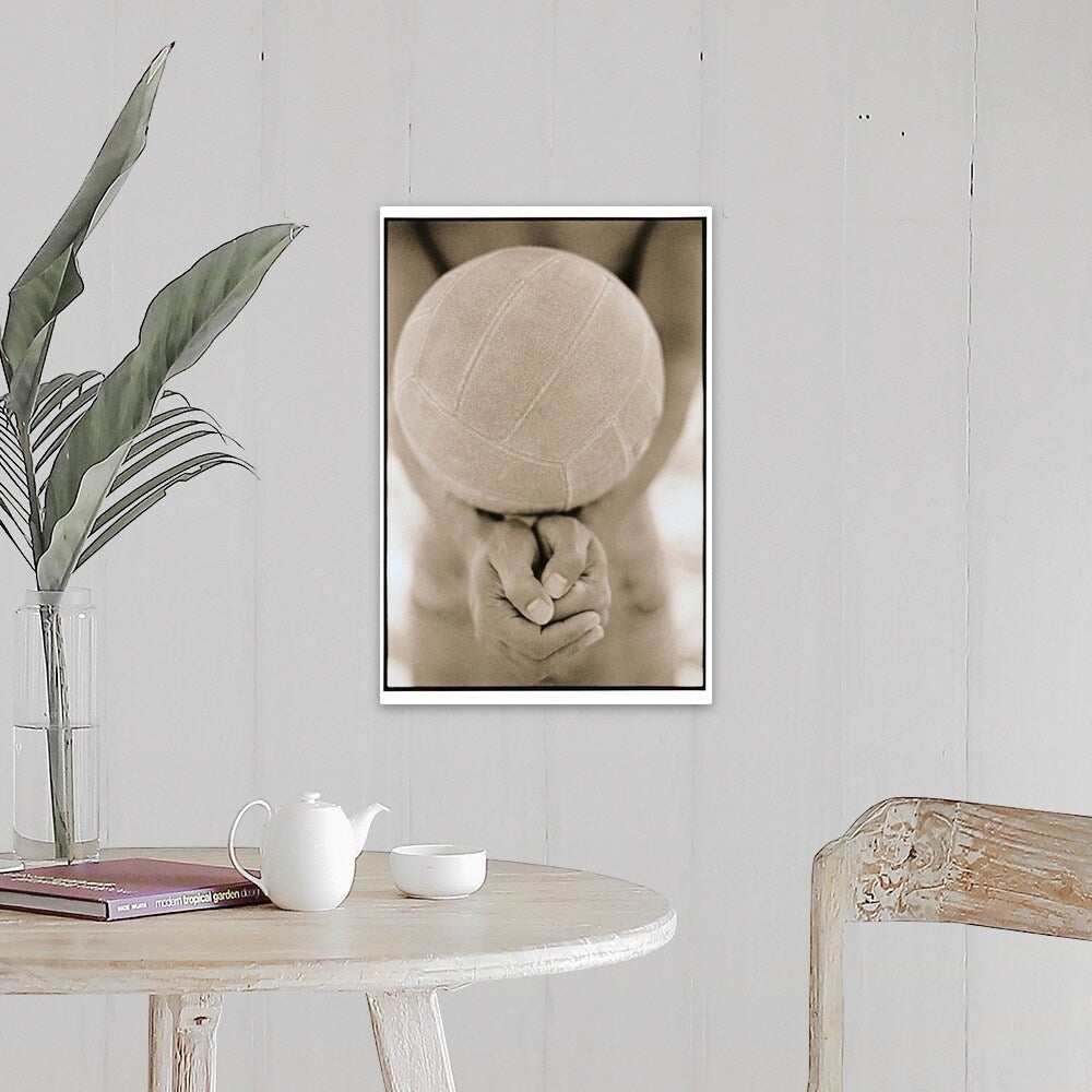 "Volleyball Close-Up" Canvas Wall Art